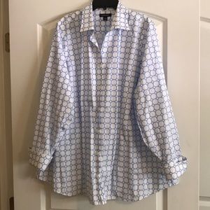 Lands’ End cotton button down shirt
